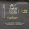 Everflow SWT Full Port Ball Valve with Cleanout and Flange, Brass 1-1/4" 895C114 - alternate 2